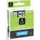 DYMO D1 Schriftbandkassette schwarz auf transparent 19mm/7m