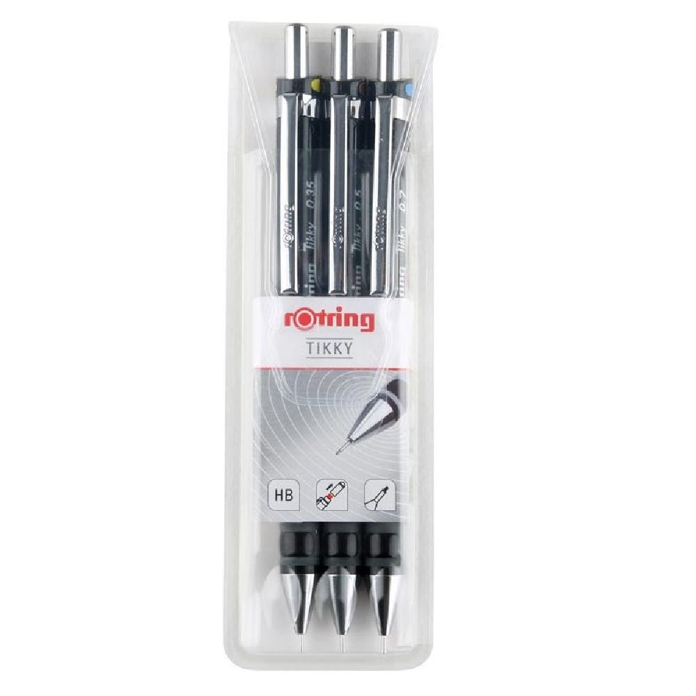 rotring Feinminenstift Tikky 3er Set schwarz