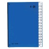 PAGNA Pultordner Color, DIN A4, 1 - 31, 31 Fächer, blau
