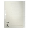LEITZ Tauenpapier-Register, blanko, A4 Überbreite, 12-teilig
